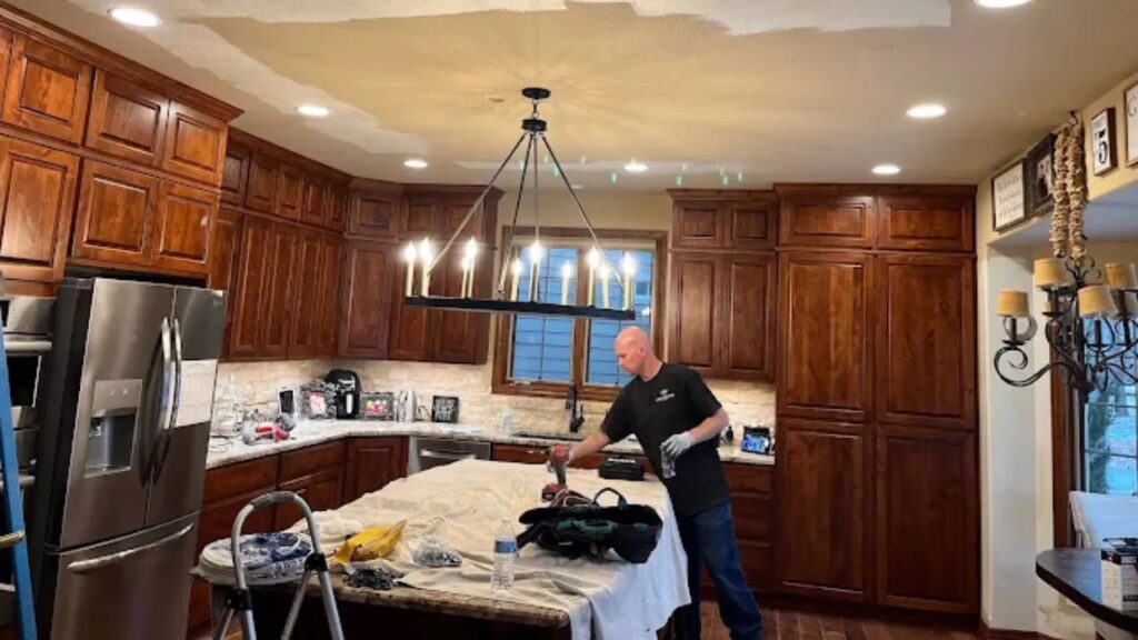 main electrical panel installation